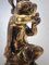 Antique Bronze & Marble Lamp Putto Cherub in the style of Kinsburger, 1890s 9