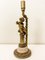 Antique Bronze & Marble Lamp Putto Cherub in the style of Kinsburger, 1890s 1