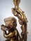 Antike Putto Cherub Lampe aus Bronze & Marmor im Stil von Kinsburger, 1890er 17
