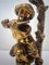 Antike Putto Cherub Lampe aus Bronze & Marmor im Stil von Kinsburger, 1890er 6