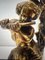 Antique Bronze & Marble Lamp Putto Cherub in the style of Kinsburger, 1890s, Image 7