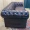 Brown Leather Chesterfield 3-Seater Sofa, 1980s 2