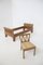 Mid-Century Einzelbett und Stuhl von Ugo Carrà, 1950er, 2er Set 1