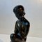 Patinated Sculpture of Young Woman by E. Borch for Just Andersen, 1930s 3
