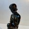 Patinated Sculpture of Young Woman by E. Borch for Just Andersen, 1930s, Image 3