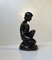 Patinated Sculpture of Young Woman by E. Borch for Just Andersen, 1930s 7
