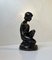 Patinated Sculpture of Young Woman by E. Borch for Just Andersen, 1930s, Image 7