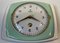 Reloj de pared de porcelana verde pastel de Junghans, Germany, años 50, Imagen 3