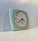 Pastel Green Porcelain Wall Clock from Junghans, Germany, 1950s 4