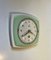 Horloge Murale en Porcelaine Verte Pastel de Junghans, Allemagne, 1950s 5