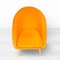 Set of Shell Armchairs in Orange, 1960s 5
