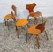 Grand Prix Chairs by Arne Jacobsen for Fritz Hansen, 1950s, Set of 4, Image 13