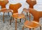 Grand Prix Chairs by Arne Jacobsen for Fritz Hansen, 1950s, Set of 4 9