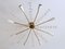 Messing Sputnik Deckenlampe von United Werkstätten für Vereinigte Werkstätten Collection, 1950er 3
