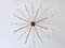 Messing Sputnik Deckenlampe von United Werkstätten für Vereinigte Werkstätten Collection, 1950er 11