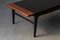 Dutch Wood and Black Leather Coffee Table, 1960s 4
