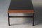 Dutch Wood and Black Leather Coffee Table, 1960s, Image 7