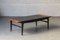 Dutch Wood and Black Leather Coffee Table, 1960s, Image 1