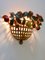 Mid-Century Modern Sconce Fruit Basket by Lucienne Monique, Italy, 1960s, Image 8
