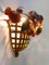 Mid-Century Modern Sconce Fruit Basket by Lucienne Monique, Italy, 1960s 6