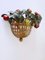 Mid-Century Modern Wandleuchte Obstkorb von Lucienne Monique, Italien, 1960er 9