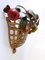 Mid-Century Modern Sconce Fruit Basket by Lucienne Monique, Italy, 1960s 5