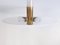 Large Brass & Glass Flush Mount by Florian Schulz, Germany, 1980s, Image 8