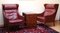 Set of Wingback Chairs in Leather by Børge Mogensen, 1964 1