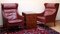 Set of Wingback Chairs in Leather by Børge Mogensen, 1964 2