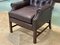 Chesterfield Wing Chair in Brown Leather, 1990s, Image 7