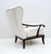 Fauteuil Mid-Century Moderne en Noyer et Bouclé par Paolo Buffa, Italie, 1950s 6