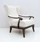 Mid-Century Modern Armchair in Walnut and Boucle by Paolo Buffa, Italy, 1950s, Image 1