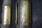 Große moderne Wandlampen aus Muranoglas in Grau & Gold, 2000er, 2er Set 15