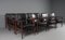 Leder Esszimmerstühle von Arne Vodder für Sibast Furniture, 1960er, 12er Set 4