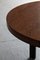 Dutch Round Dining Table with a Wengé Top, 1960s 13
