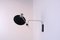 Lampada da parete Paperclip in metallo nero di Anvia, anni '50, Immagine 5