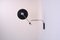 Black Metal Paperclip Elbow Wall Lamp by Anvia, 1950s, Image 2