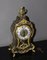 Horloge Louis XV en Marqueterie Marron et Laiton, 1880 12