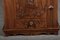 Small Antique Baroque Walnut Wall Cabinet, 1750s, Image 24