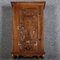 Small Antique Baroque Walnut Wall Cabinet, 1750s, Image 11
