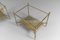 Side Tables in Brass and Glass, Italy, 1960s, Set of 2, Image 7