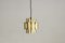 Brass Pendant Lamps by Werner Schou for Coronell Elektro, 1970s, Set of 2 2
