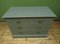 Antique Green and Grey Painted Chest of Drawers in Oak, 1890s, Image 2
