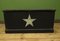Antique Black Painted Blanket Chest with Star 2