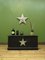 Antique Black Painted Blanket Chest with Star, Image 3