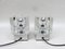 Small Space Age Table Lights in Aluminum and Glass from Peill & Putzler, 1970s, Set of 2, Image 3