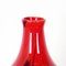 Vintage Vase in Rot, 1960er 2