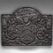 Large Antique English Victorian Fire Back, 1890s, Image 1