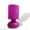 Skandinavische Modernistische Handgefertigte Fuchsia Pink Glas Lykta Tischlampe von Ikea, 1990er 1