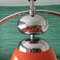 Lampe à Suspension Mid-Century Moderne Orange Brillante, 1960s 12